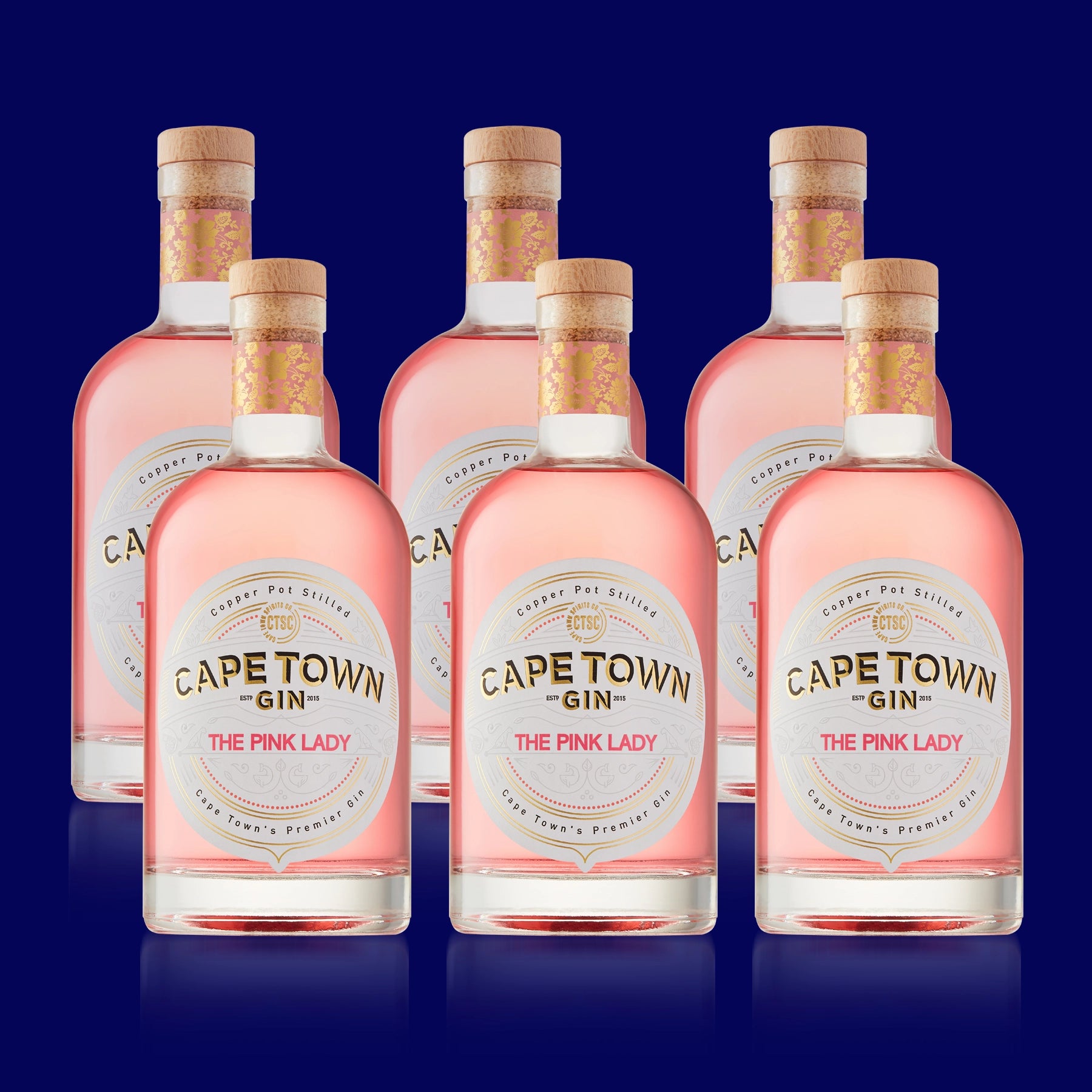 Cape Town Gin - The Pink Lady (Case)