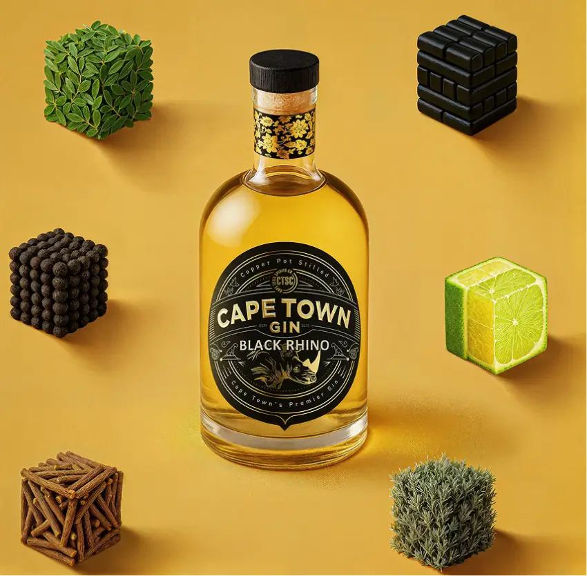 Cape Town Gin - Black Rhino (750ml)